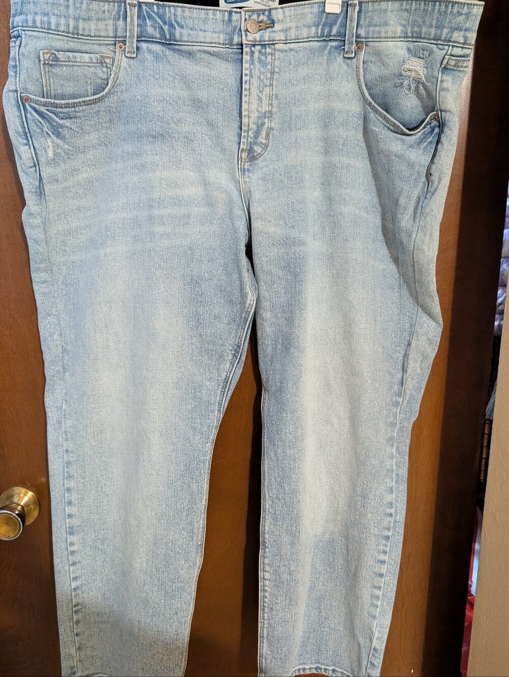 Old Navy women's Power Straight High Rise Secret-slim Pockets 24 Plus Jeans